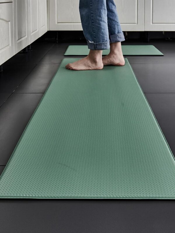 Bedside Non Slip Fall Mat Elderly,Thickened Prevention Pad with Beveled Edge,Pad Reduce Risk of Injury from Impact,for Seniors, Handicaps,Patients Green 45 * 75 * 0.8cm/17.72 * 29.53 * 0.31in