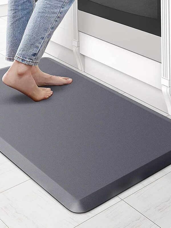 Fall Mat for Elderly Bedside, Waterproof Floor Mat Beveled, Prevention Pad Reduce, Cushion Safety Mat Reduces Impact, Reduce Risk for Handicap, Senior, Anti-Fatigue (Grey,44 * 120CM/17 * 47IN)