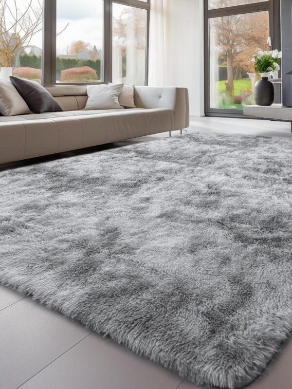Area Rugs 9x12 Living Room, Large Area Rug Shag Shaggy Carpet Soft Plush Furry Bedside Rug, Machine Washable Area Rugs for Bedroom Kids Girls Boys Home Decor Anti Slip